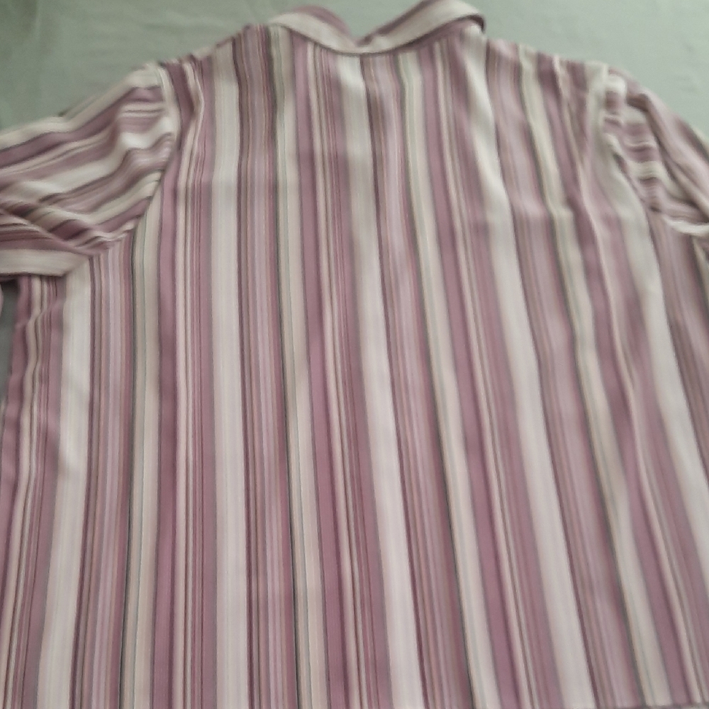 Maggie Barnes Striped Blouse 3X - Picture 12 of 12
